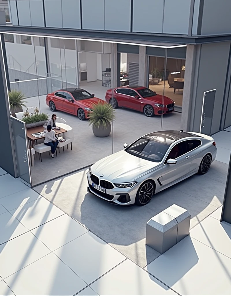 Change bg car showroom and remove motorcycle added BMW