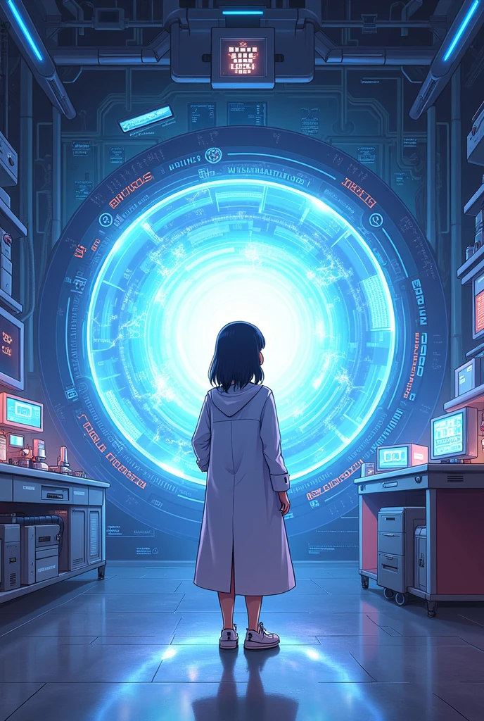 dr. Alex discovers a technology that can open portals to other worlds. アニメ