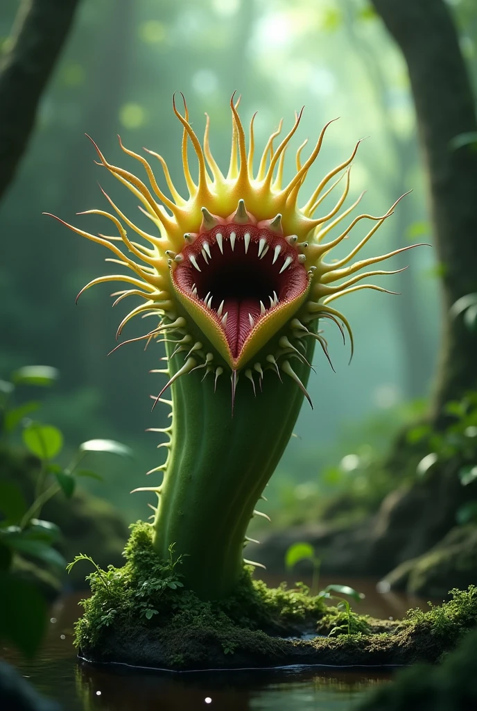 Carnivorous plant with crown