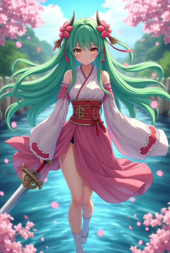 Crie a mitsuri de demon slayer
