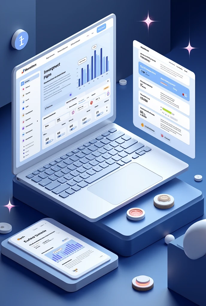 Create a picture of a cryptocurrency investment page with your investment plans