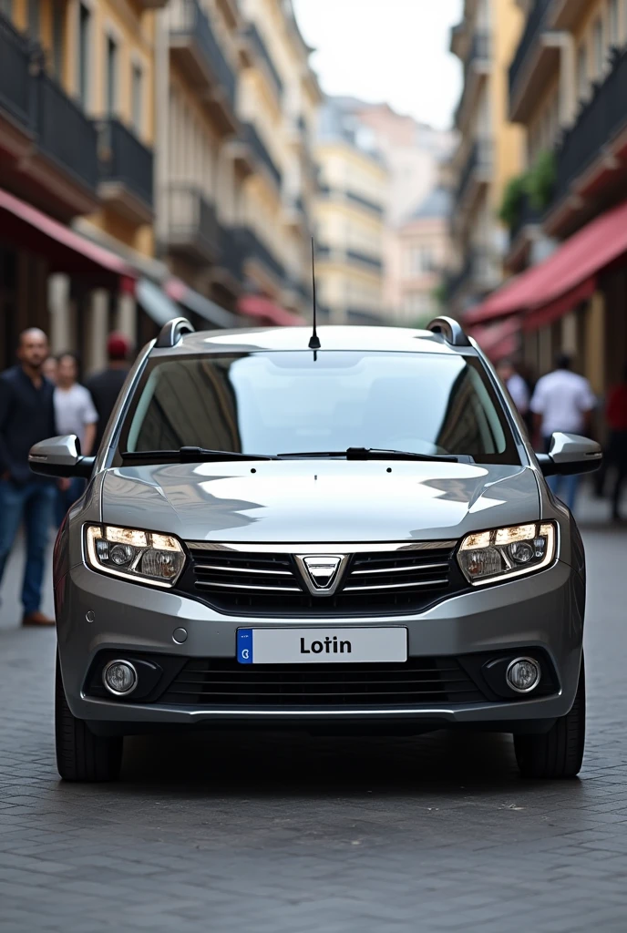 create a dacia logan sedan 2008 in style "euro look"