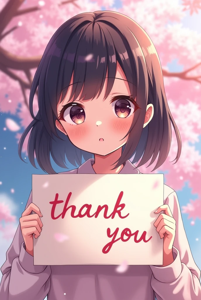Thank you written in anime style
