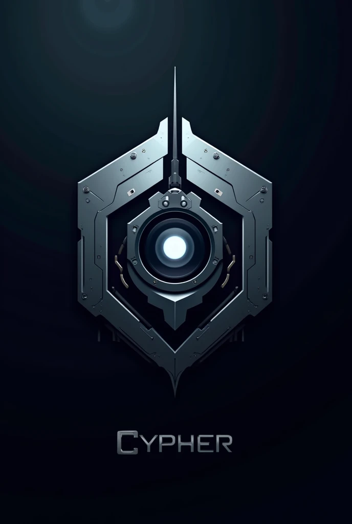 I have an app that has an artificial intelligence function. Make a logo based on the name Cypher with a bionic theme