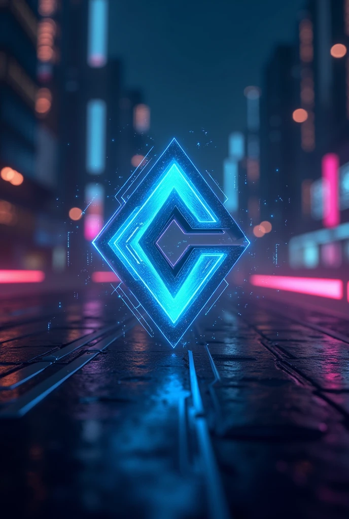 I have an app that has an artificial intelligence function. Make a logo based on the name Cypher with a future theme