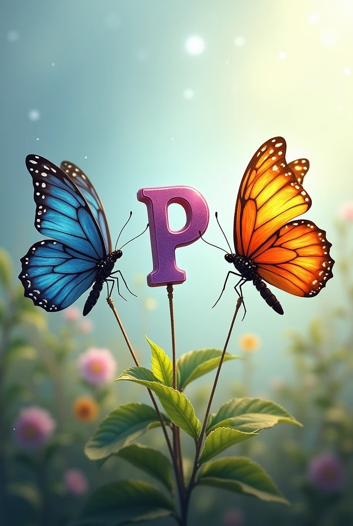 Three Butterfly's holding letters spelling TPG