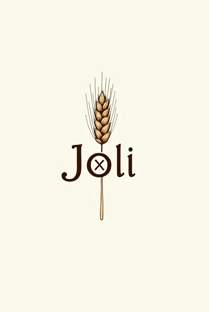 Gluten-free logo for a gastronomic company called JOLI