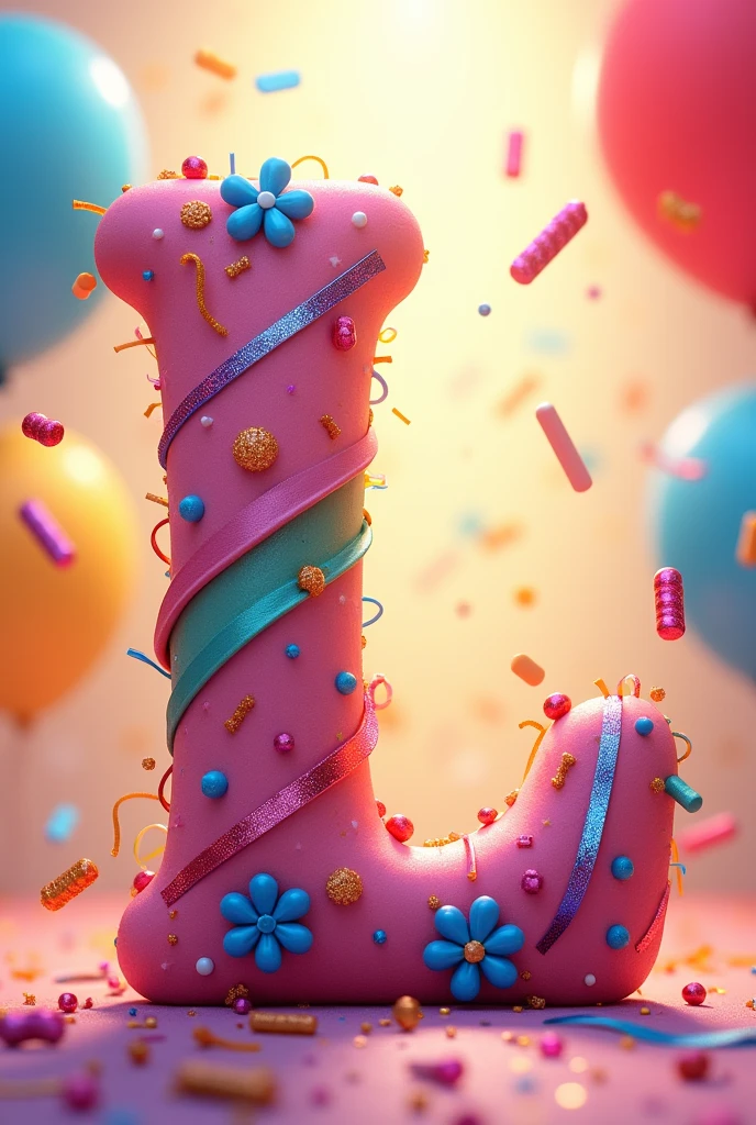 Happy birthday letter L
