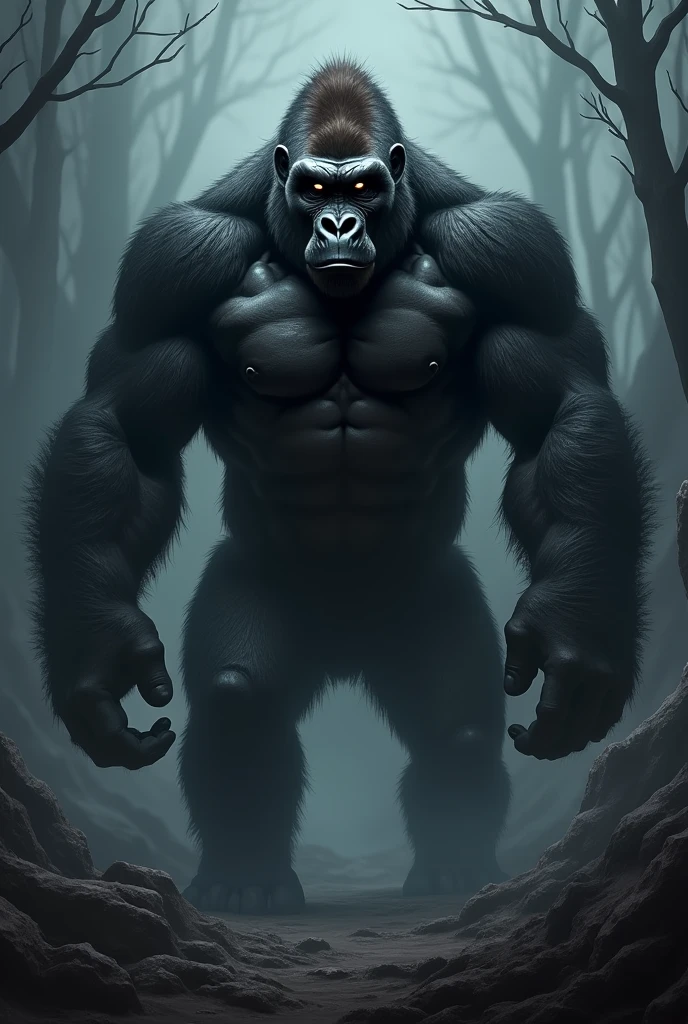Gorilla. Dark.
