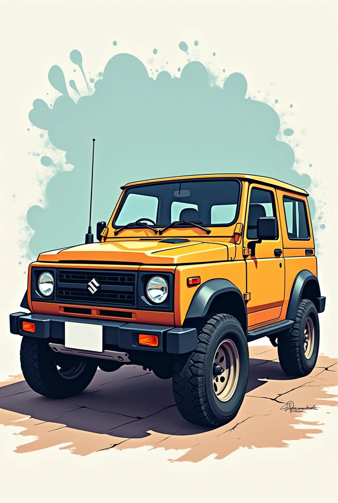 Suzuki samurai car anime designs templates