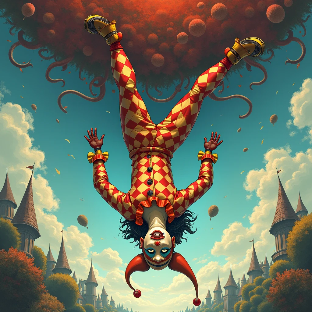 Upside down harlequin