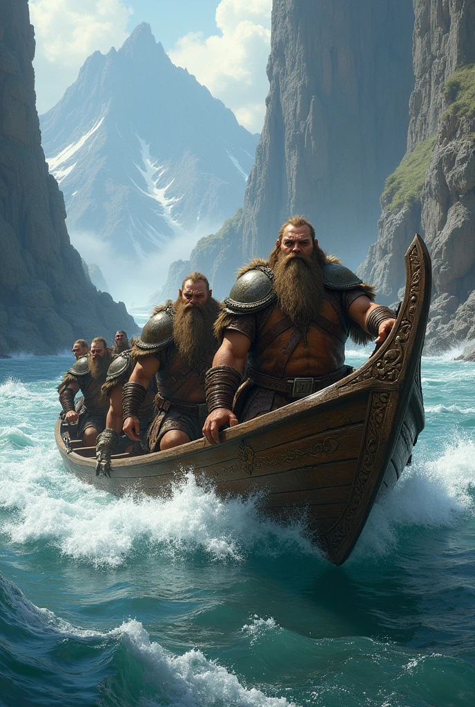 Dwarves in boats coming to dominate
