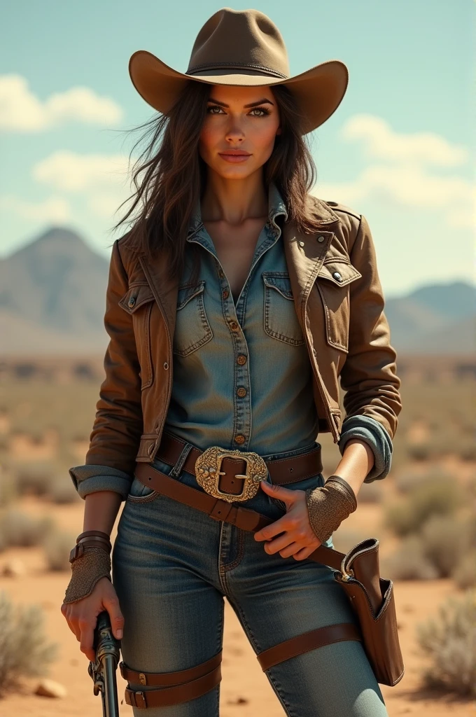 Cowgirl pose