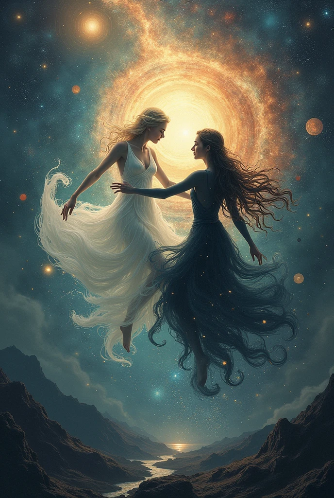 Force of gravity in yin yang 