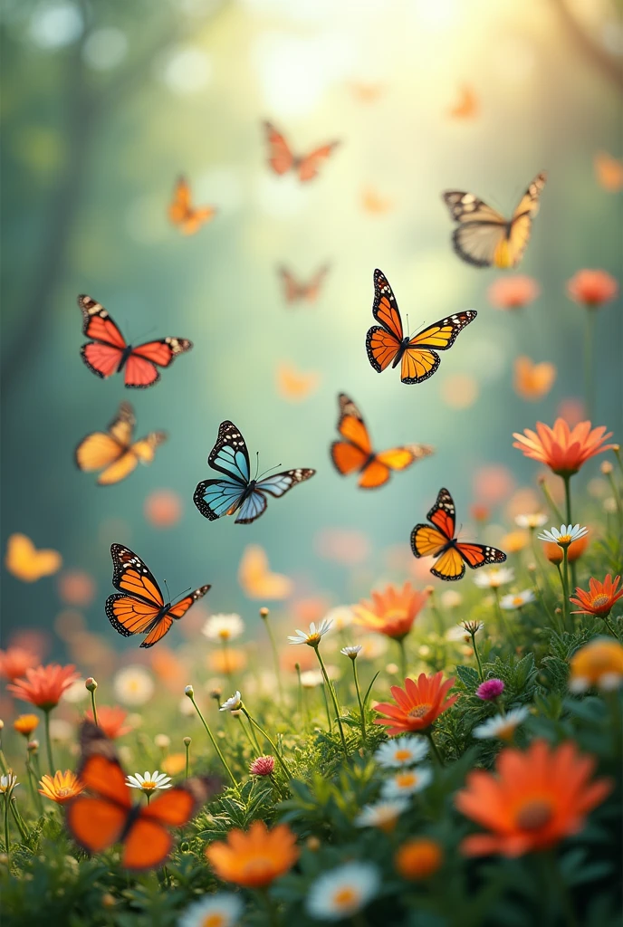 many butterflies
