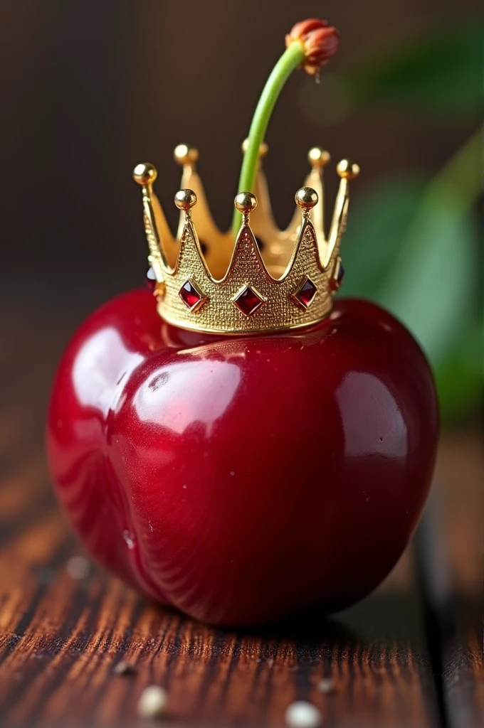 cherry with crown