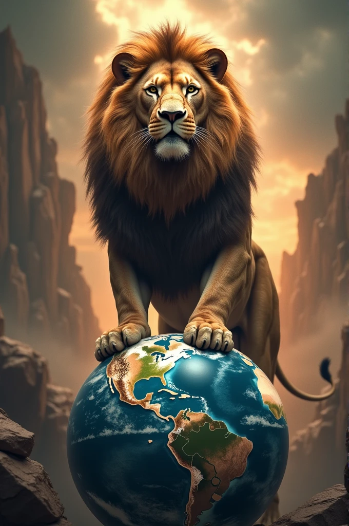 The world at the feet of the LION OF JUDAH
