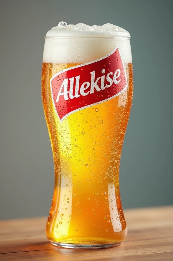Soft drink name Allekise realistic can