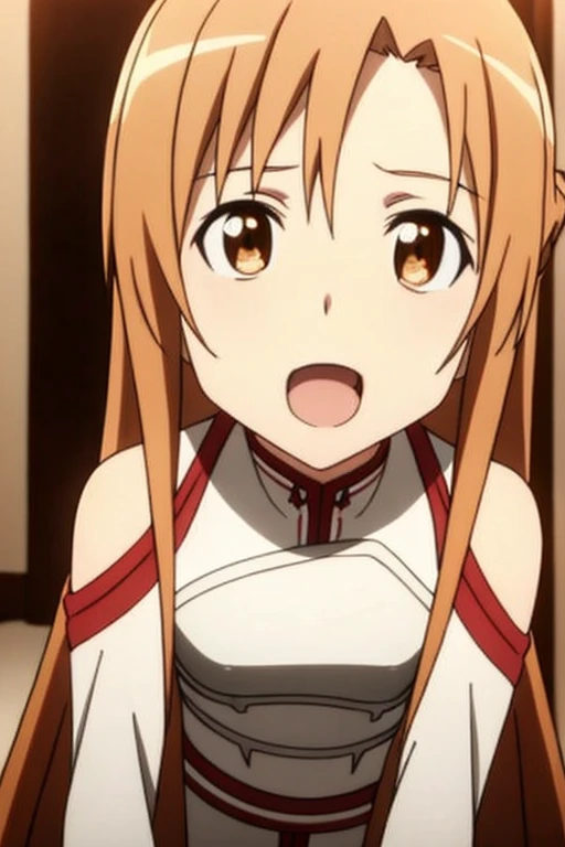 ((Highest quality)), ((masterpiece)), (be familiar with), Perfect Face, indoor, Bedroom, Watching the audience,
One woman, Yuuki Asuna,
Open Mouth, Ecstatic expression, blush, smile,
Small breasts, Flat Chest, , , child, Girl,
Long Hair, Long Hair,
Fully nude, Nipples exposed, Sex with a man with a big dick, 膣内ejaculation, Semen is taken, Insert a into your, Sex in the missionary position, , Leg spread,