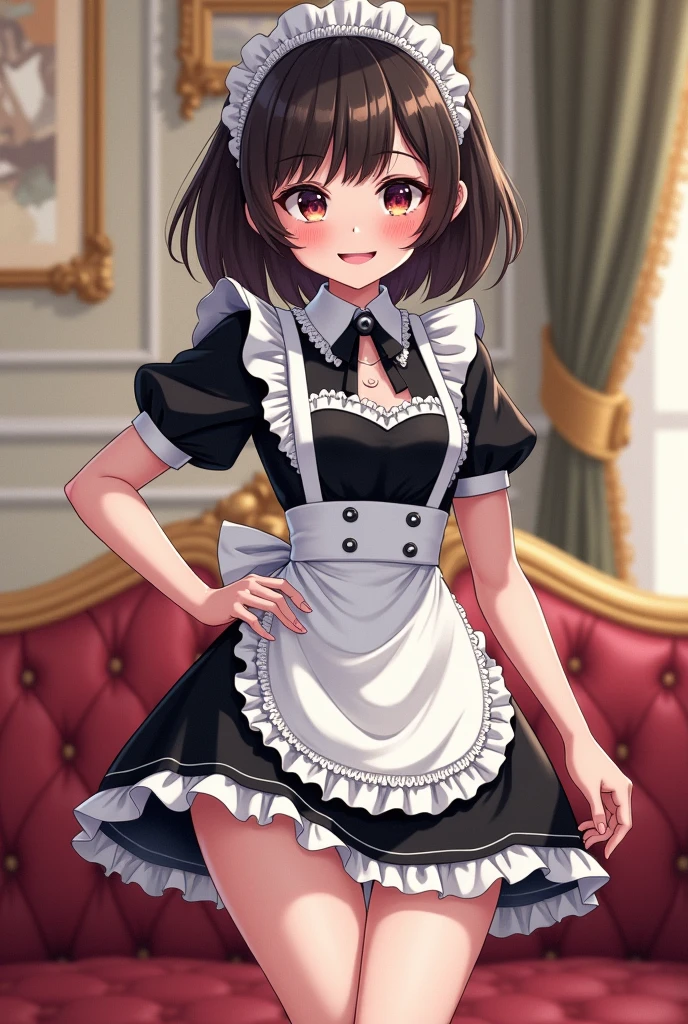 Kai cenat wearing maid clothes