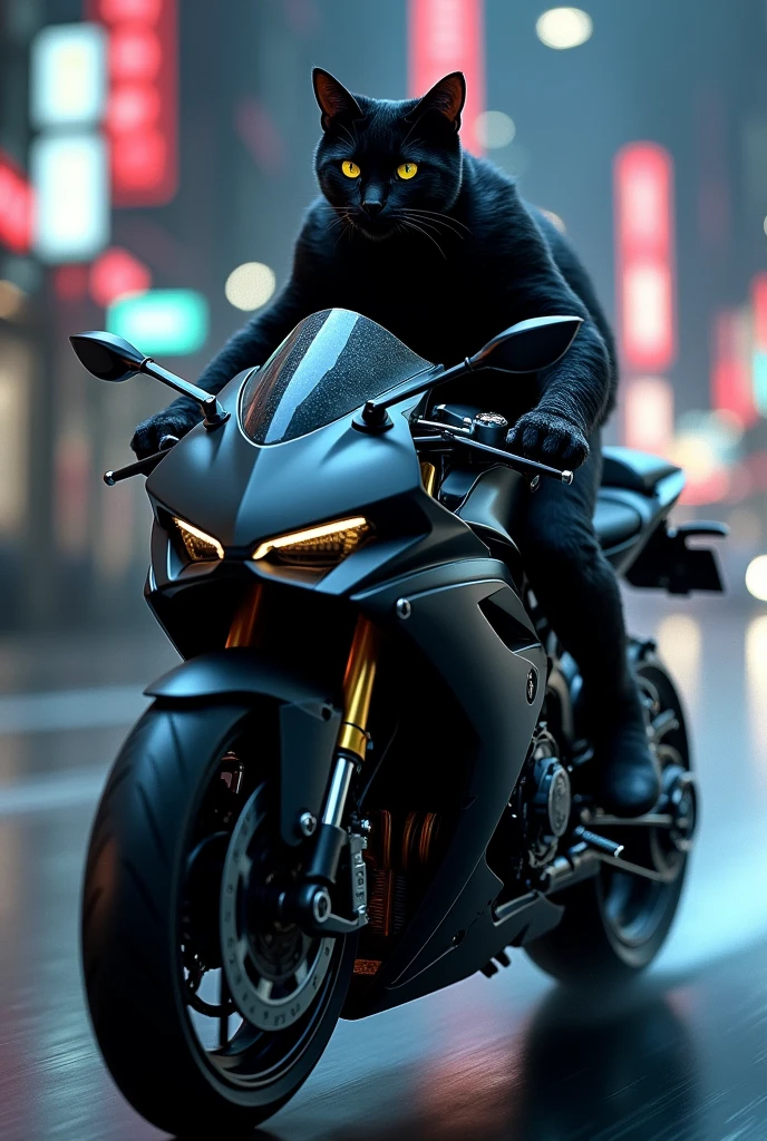 Black cat bike,bike