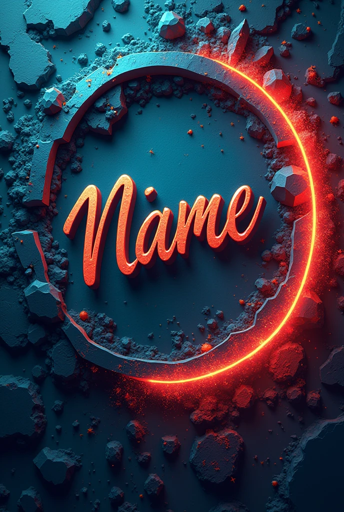 Dp with name and background design WhatsApp 
