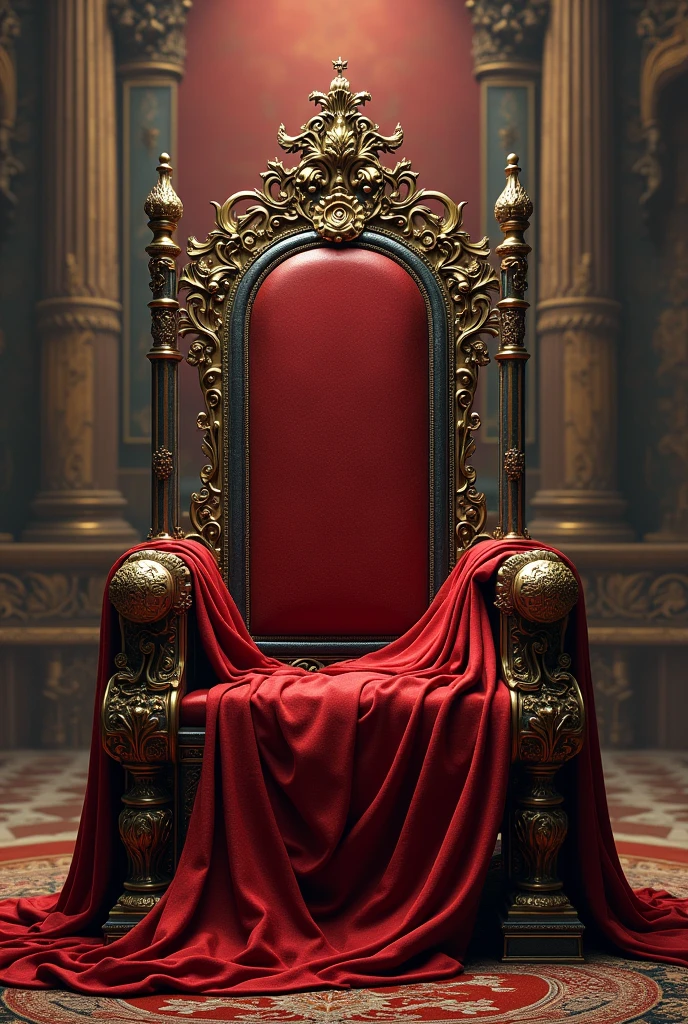 Queen&#39;s throne with PNG background
