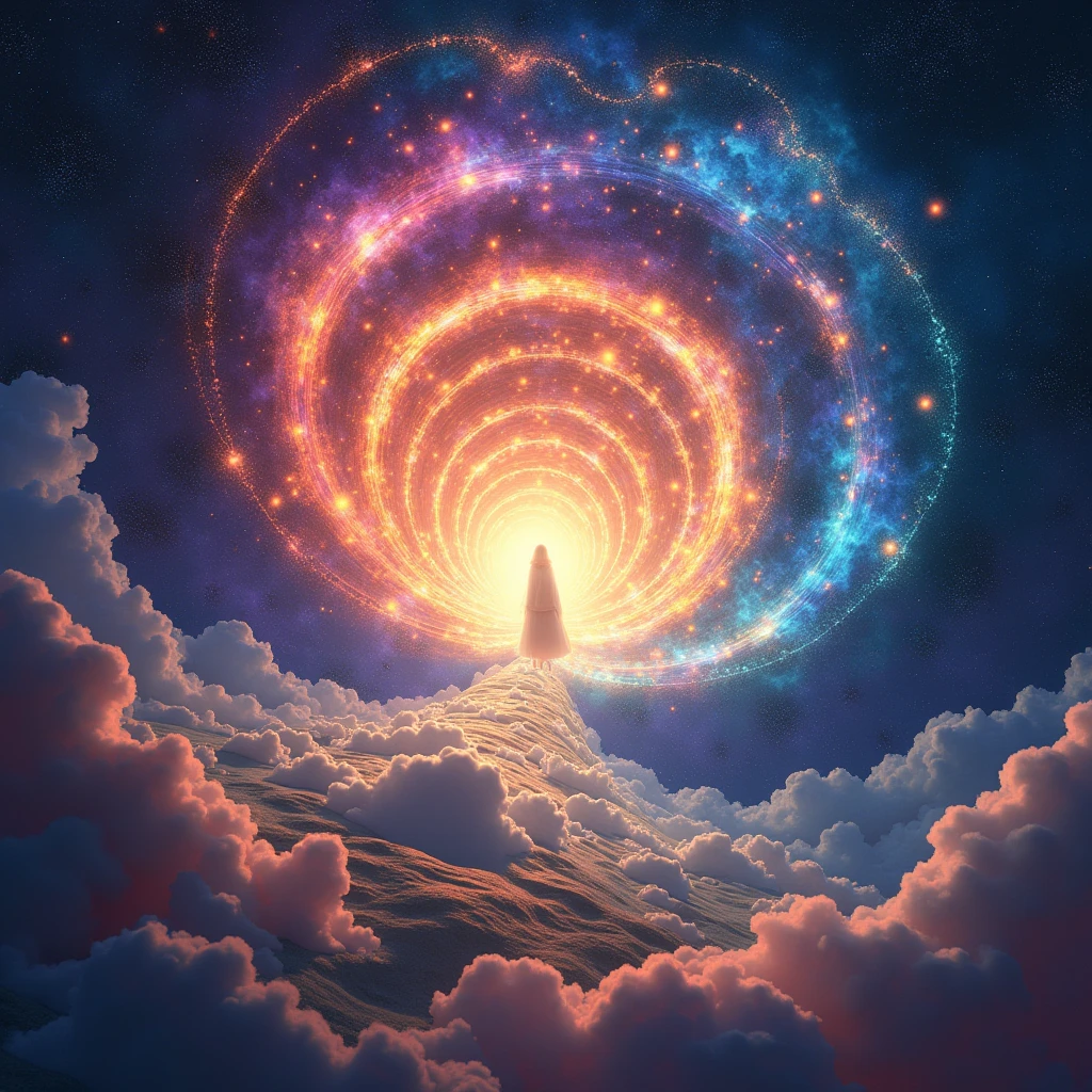Surreal Scene, Abstract, Starry Halo, Starry Halo, Colorful Halo, Full of Vitality Energy, very aesthetic, intricate details, ultra-detailed, vivid colors