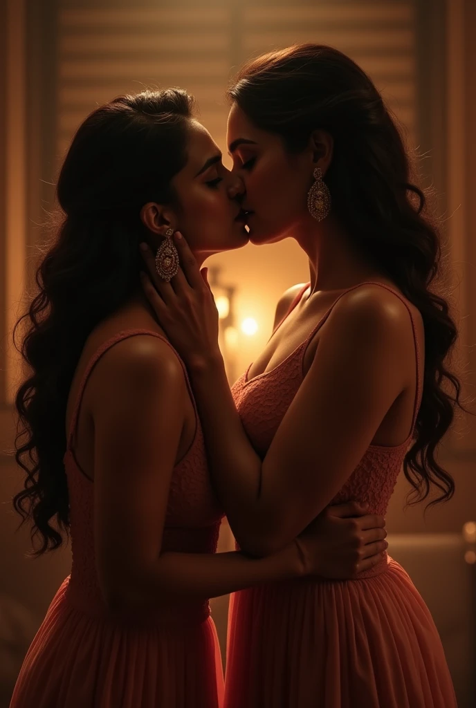 Shraddha Kapoor lips kissing to Deepika Padukone 
