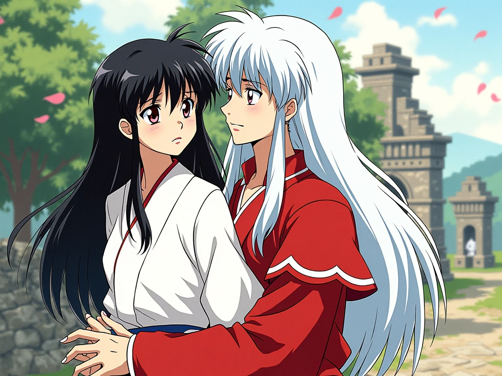 Kikyo and Inuyasha