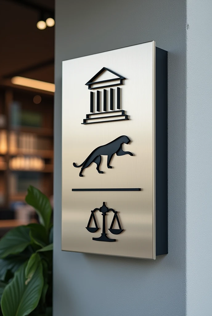 Law office sign with the phrase:
🏛️🐆⚖️
WHO CAN CHOOSE THE LAW