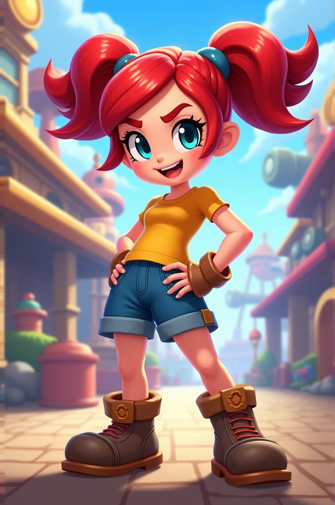 uma imagem da jessie do jogo brawl stars