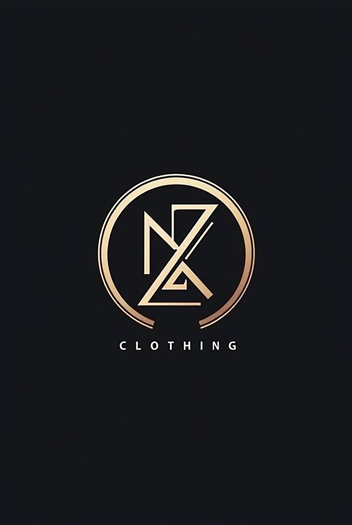 CREATE A BRAND LOGO WITH THE NAME "NeXZeN CLOTHING". THE LOGO IS STYLIZED TEXT WITH THE LETTER "N","Z" AND "X" INTERWINED, FORMING A LARGR ,CIRCULAR DESIGN .THE TEXT "CLOTHING"IS WRITTEN BELOW IN SMALLER ,ITALICIZED LETTER . THE OVERALL DESIGN IS IN A BOLD ,MODERN FONT.