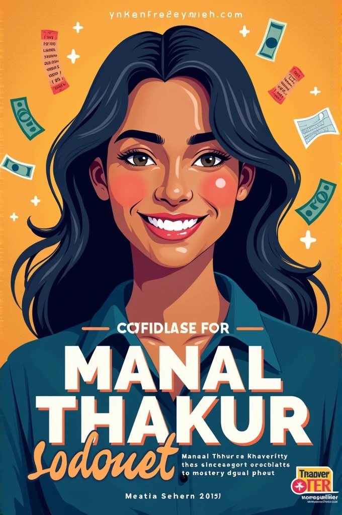 Using this as logo 
Create a vote apeeling poster for the post of treasurer 
Name: Manaal Thakur 
“As your candidate for treasurer, I pledge to uphold the highest standards of sincerity and transparency in managing our finances."