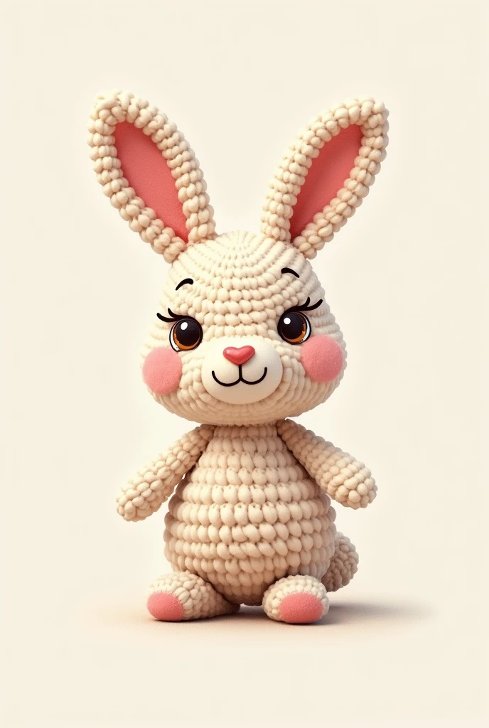 Crochet bunny logo or logo for entrepreneurs