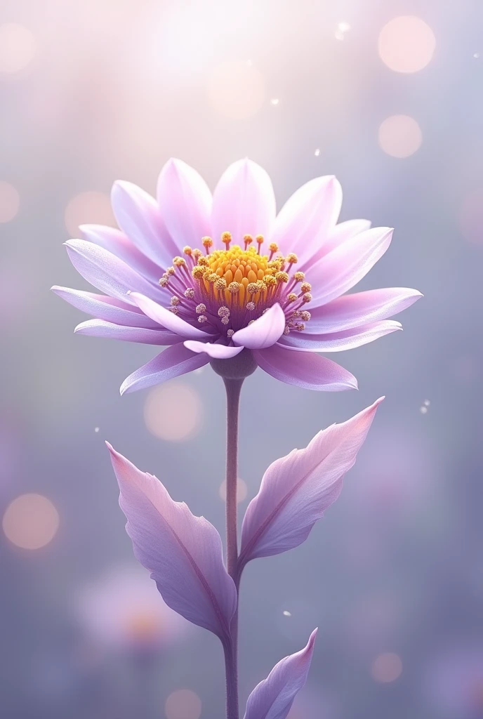 Logo theme Áster integrative therapies Lilac and gold colors