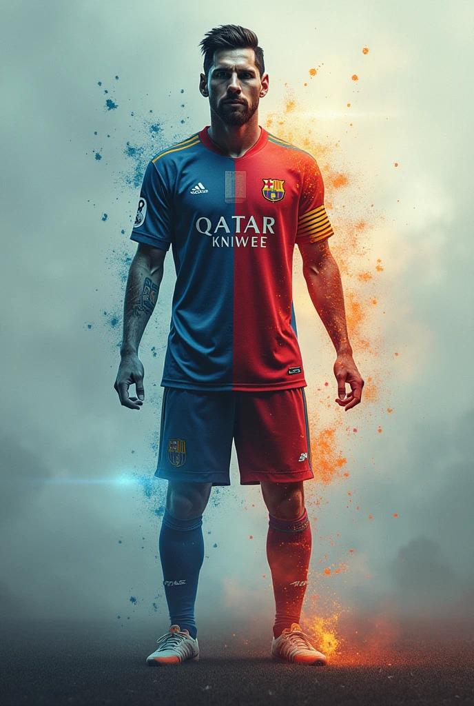 Messi and Cristiano Ronaldo mix
