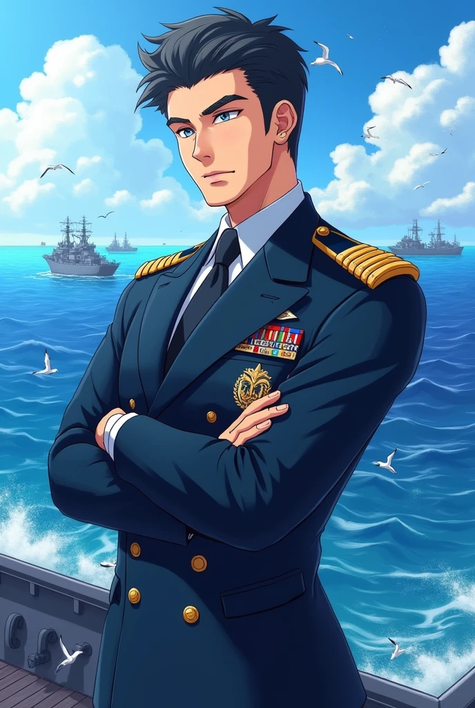 A naval officer named Luis Miguel, I am a Pisces. anime version