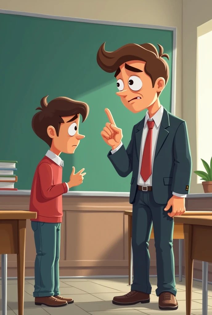 Create a picture of meme about that one teacher scolds you every day