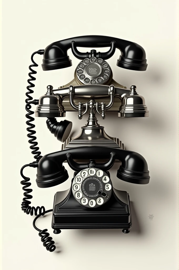 3 lever telephones 