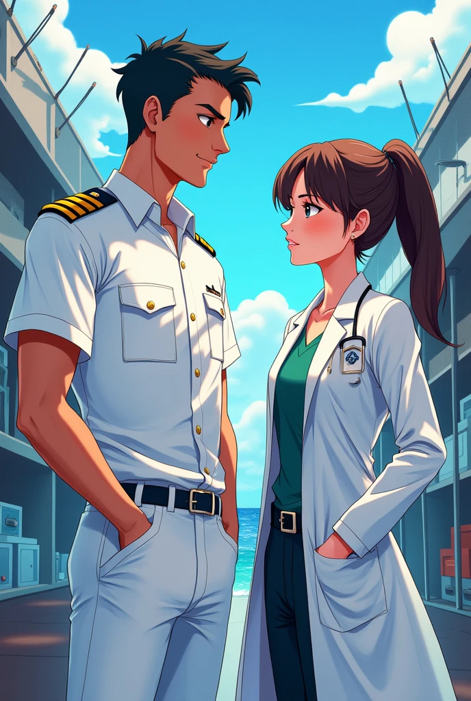 A naval officer named Luis Miguel, I am a Pisces. Plus a doctor named Jhoselin, Libra sign. anime version