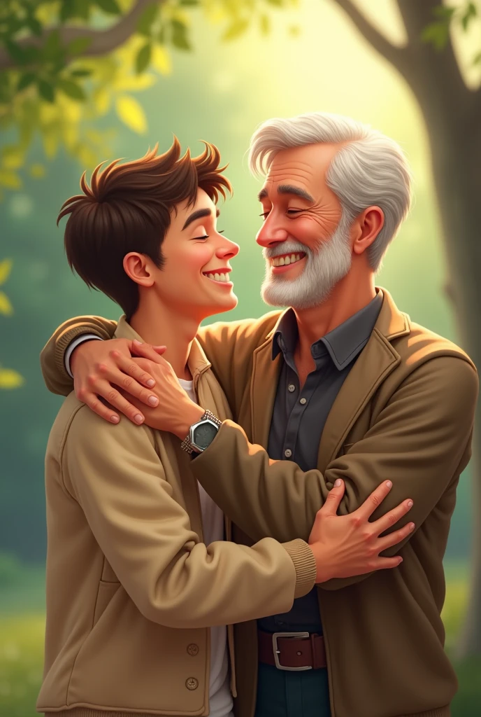 20 year old son and Father happiness
