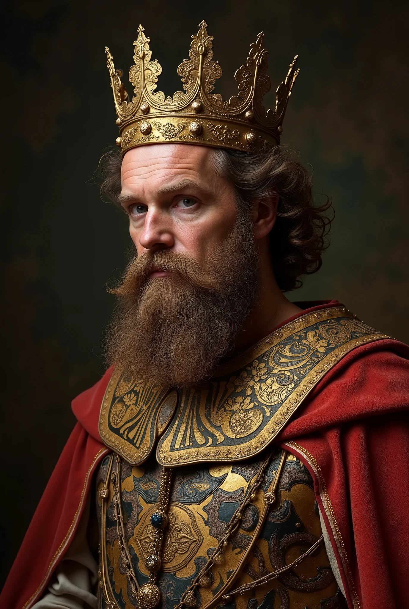 KING FROM THE YEAR 523 TO 561 portrait