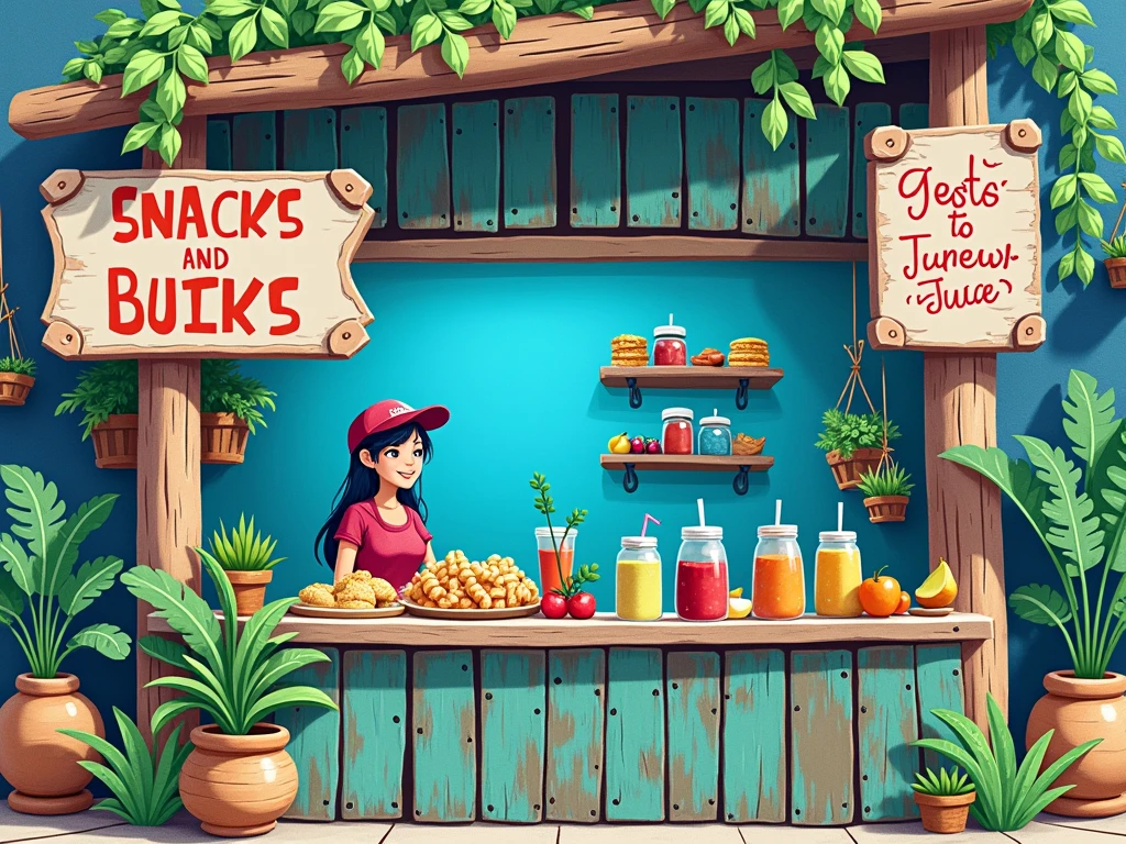 Snack and juice shack