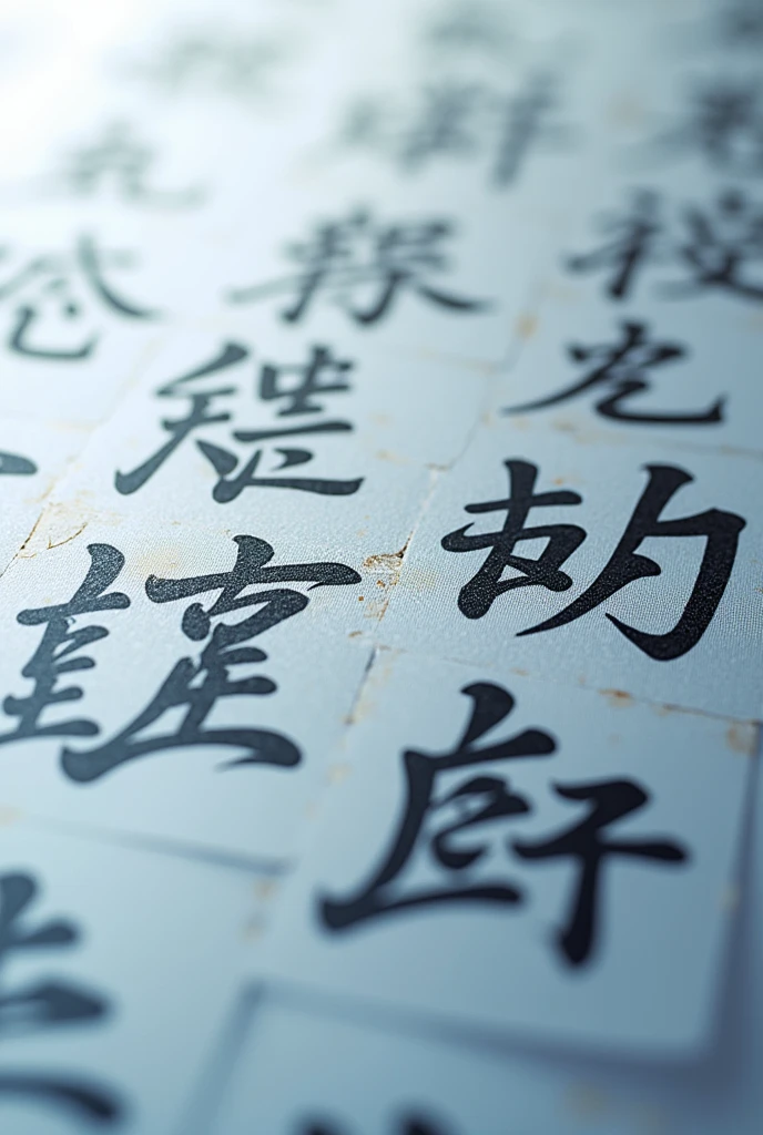 Chinese and Japanese kanji characters combined on a social network screen