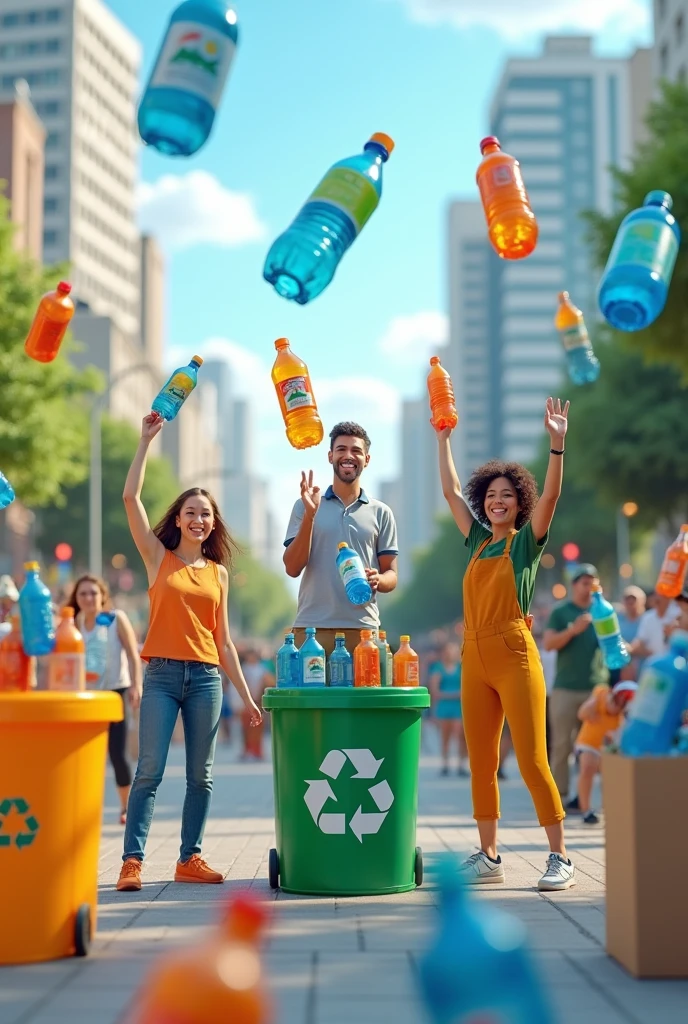 Plastic bottle recycling campaign