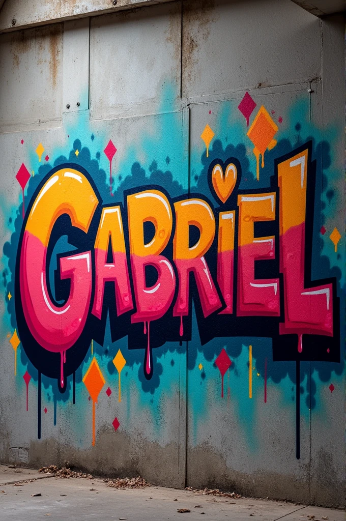 Take a picture of graffiti with my name, Gabriel
