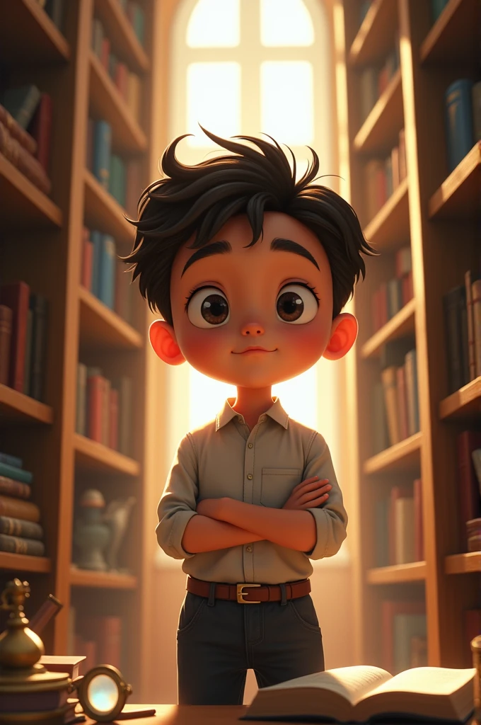 a smart boy 