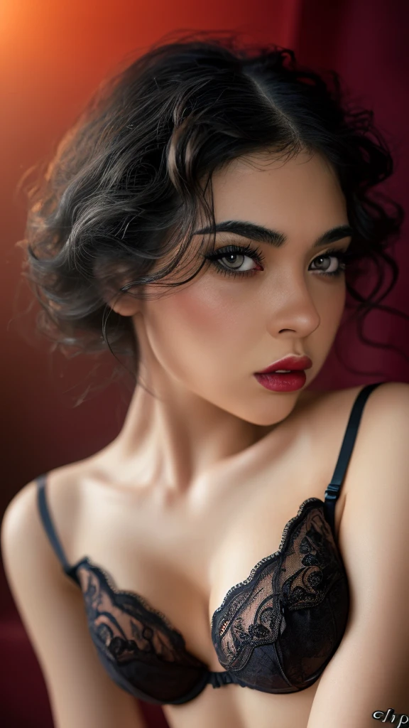 beautiful detailed eyes, beautiful detailed lips, extremely detailed eyes and face, long eyelashes, 1girl, asian, thin, black hair, lingerie, , sensual, erotic, alluring, lustful, seductive, voluptuous, curvaceous, intimate, provocative, realistic, photorealistic, ultra-detailed, 8k, highly detailed, hyper-realistic, studio lighting, vivid colors, dramatic lighting, chiaroscuro, cinematic  