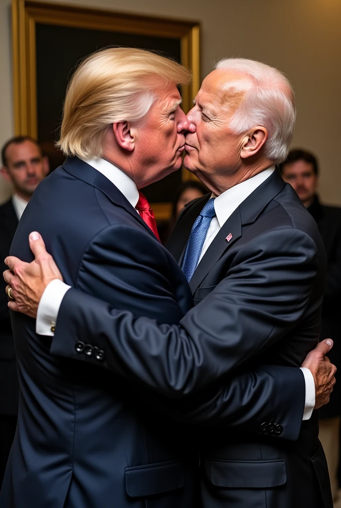 trump and joe biden making out
but make it a news headline
